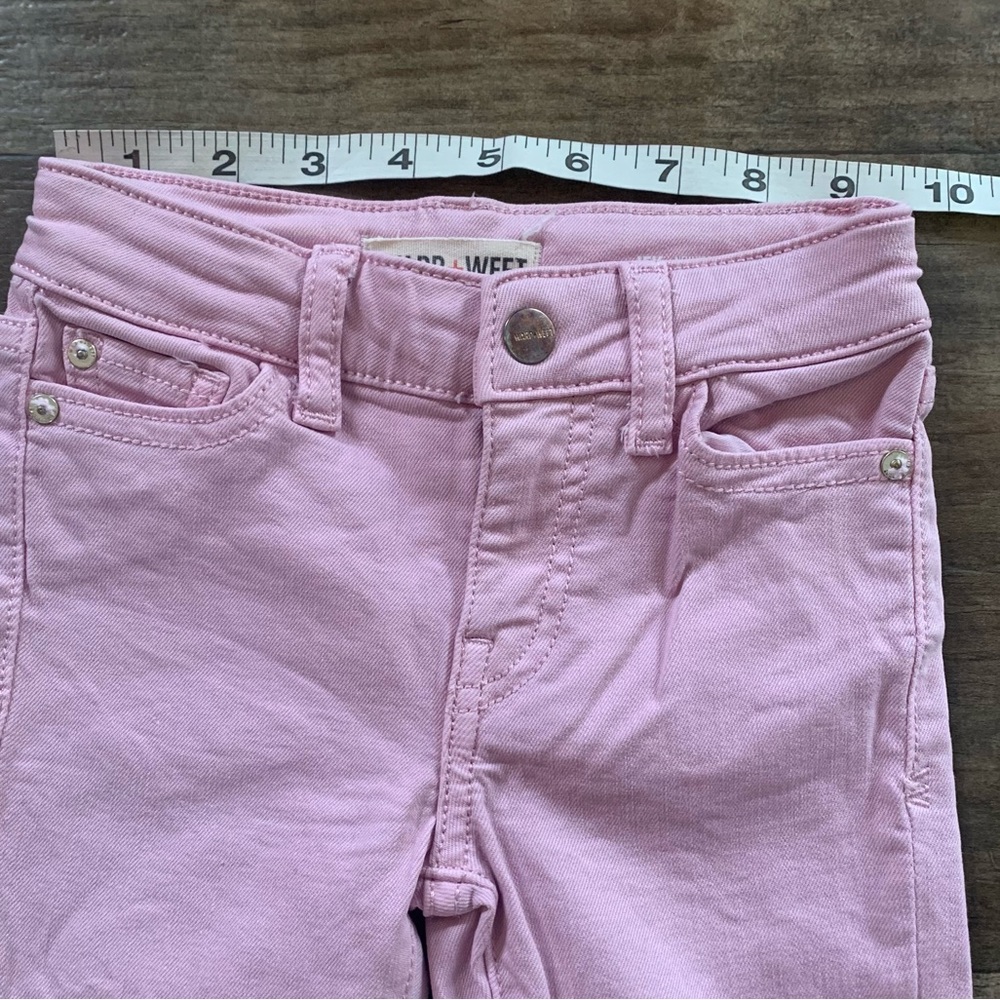Warp + Weft light Pink JFK NYC skinny jeans - Picture 5 of 9